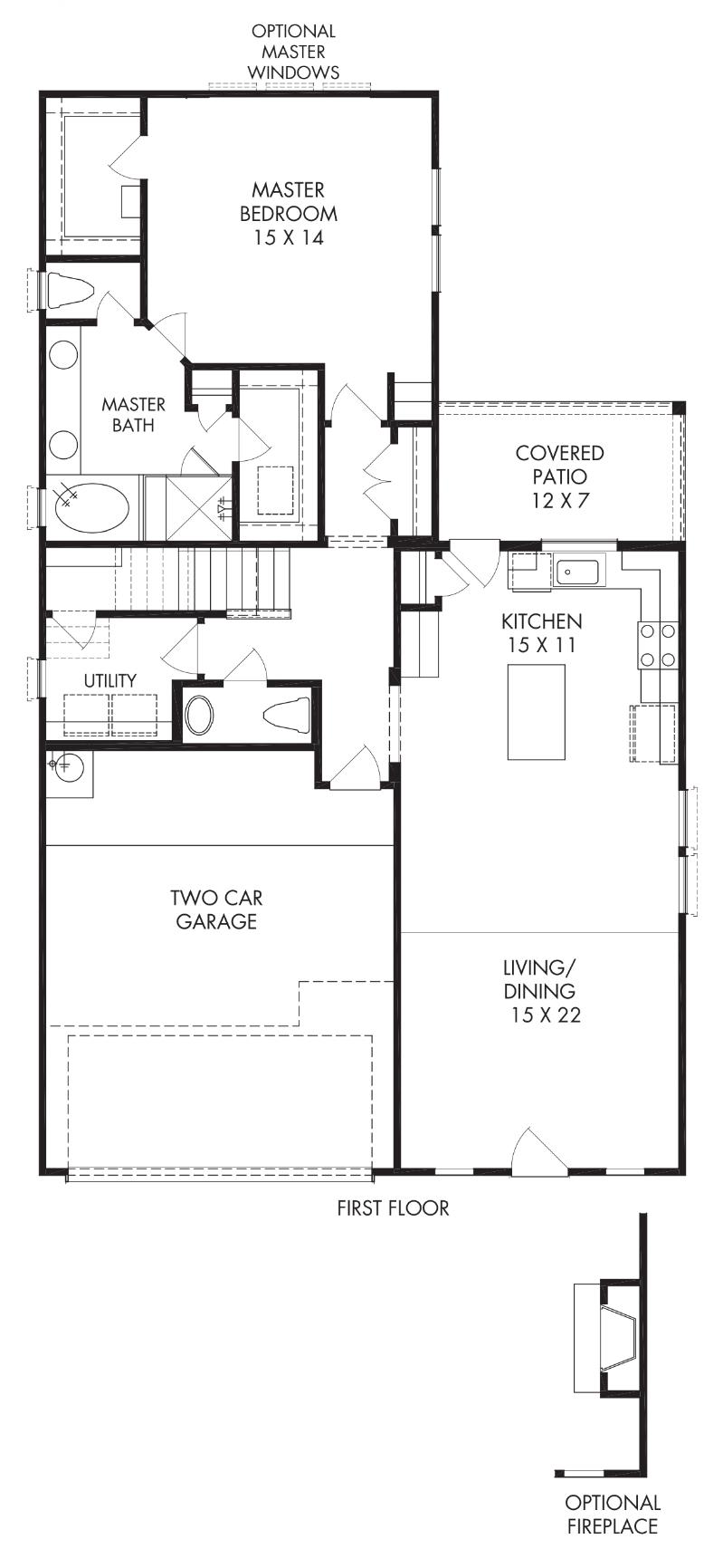 Kingston Floor Plan - First Floor